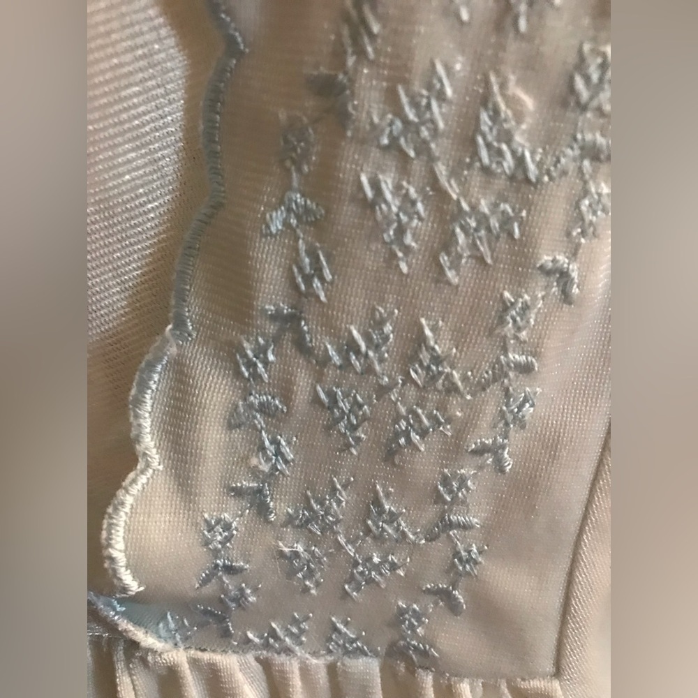 Vintage Sears Nightgown Lingerie Nightie Light Green Size Small - Picture 4 of 7